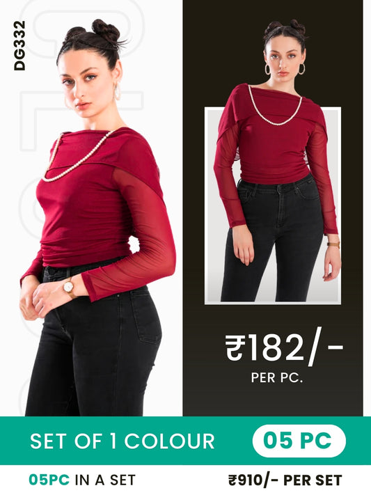 Clobulk Women Top (Set of 5 Pc)- ₹182/ per pc