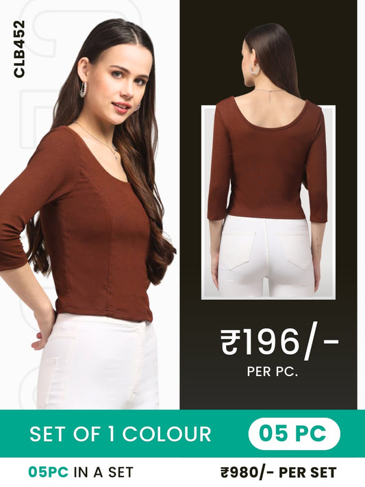 Clobulk Women Top (Set of 5 Pc)- ₹196/ per pc