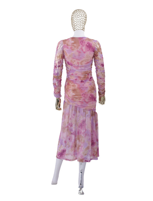 Pink Long Dress For Womens