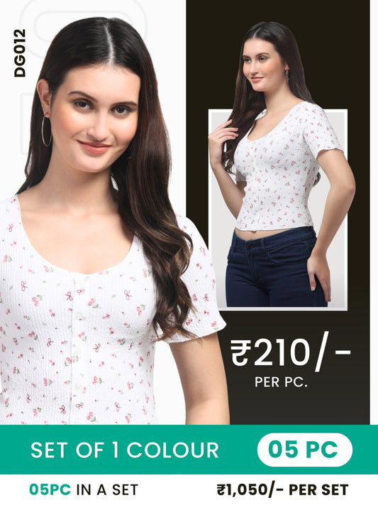 Clobulk Women Top (Set of 5 Pc)- ₹210/ per pc