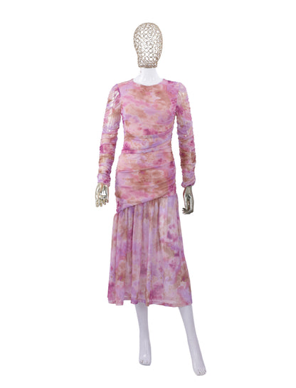 Pink Long Dress For Womens