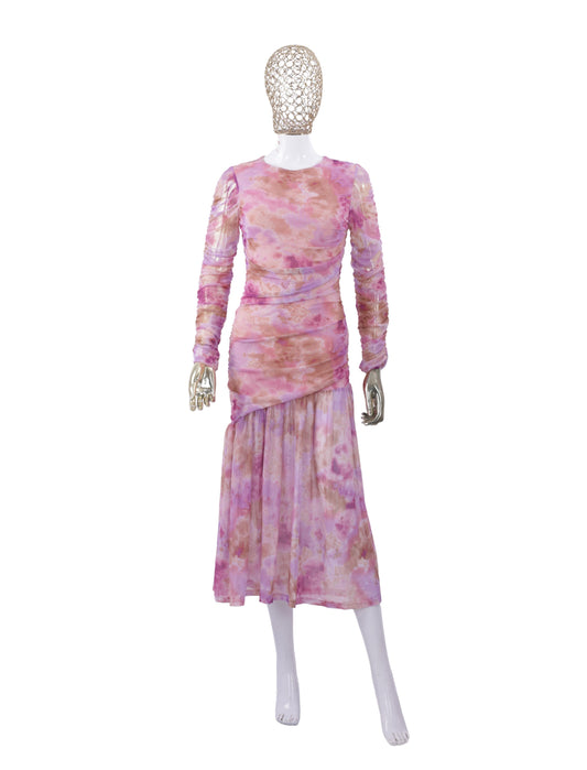 Pink Long Dress For Womens