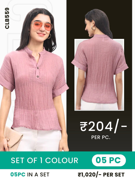 Clobulk Women Top (Set of 5 Pc)- ₹204/ per pc