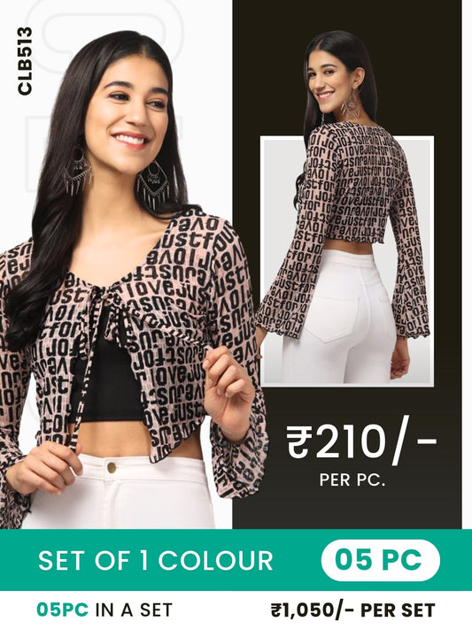Clobulk Women Top (Set of 5 Pc)- ₹210/ per pc