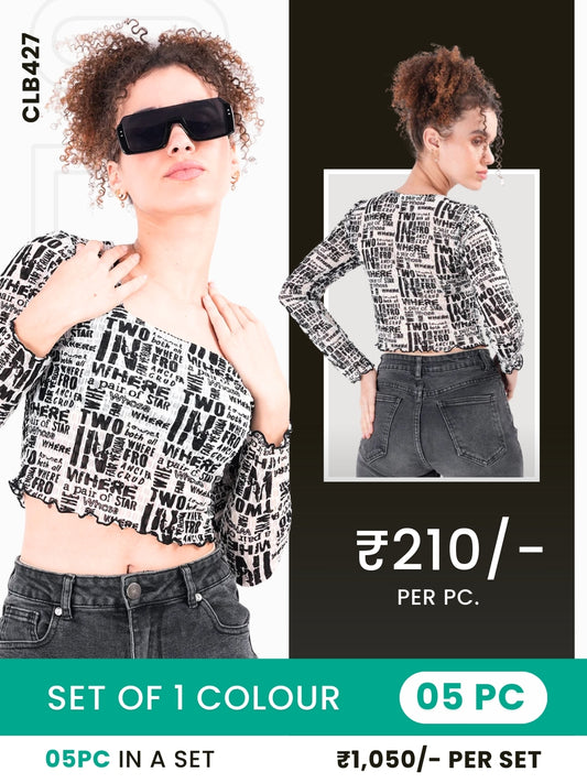 Clobulk Women Top (Set of 5 Pc)- ₹210/ per pc