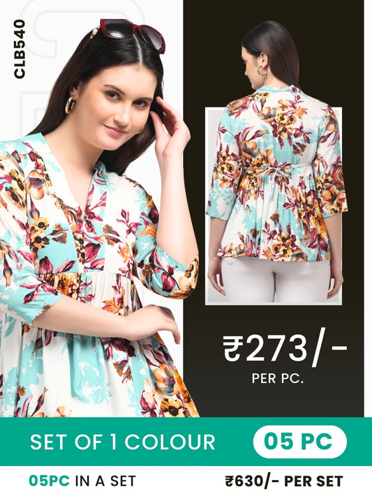 Clobulk Women Top (Set of 5 Pc)- ₹273/ per pc
