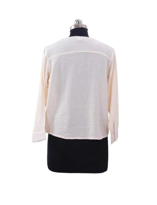 Cute Cream Top For Womens