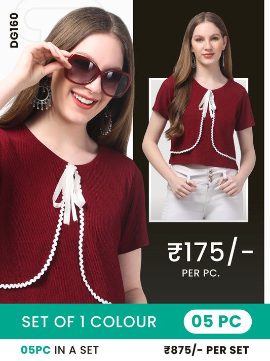 Clobulk Women Top (Set of 5 Pc)- ₹175/ per pc