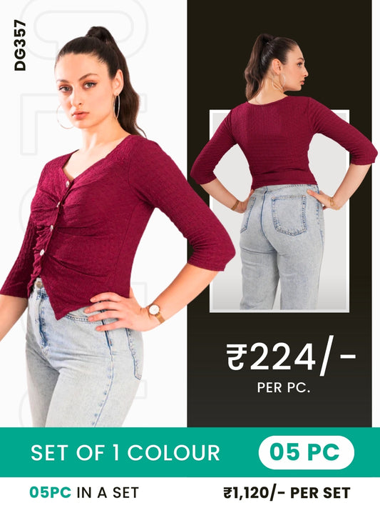 Clobulk Women Top (Set of 5 Pc)- ₹224/ per pc