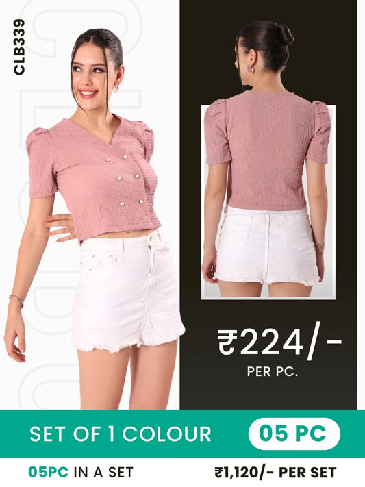 Clobulk Women Top (Set of 5 Pc)- ₹224/ per pc