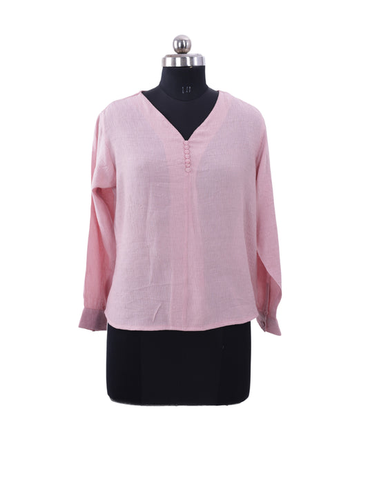 Cute Pink Top For Womens