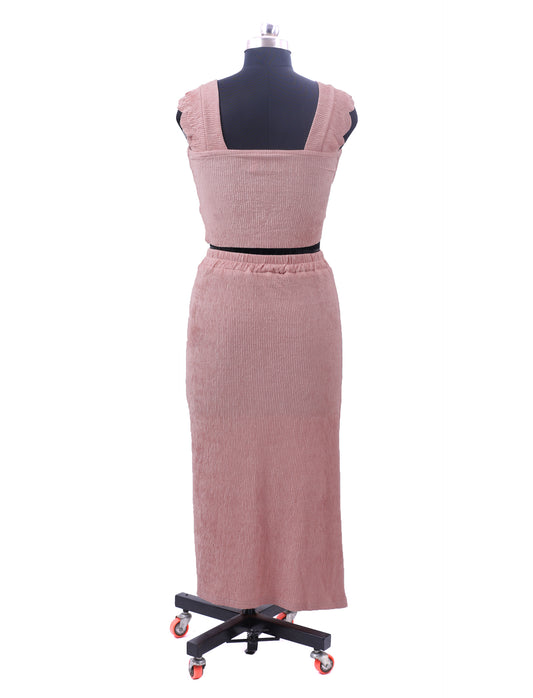 Pink Party Wear Co ord Set For Womens
