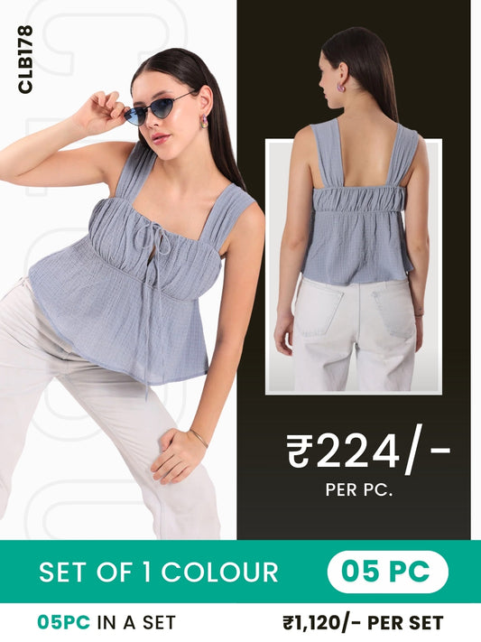 Clobulk Women Top (Set of 5 Pc)- ₹224/ per pc