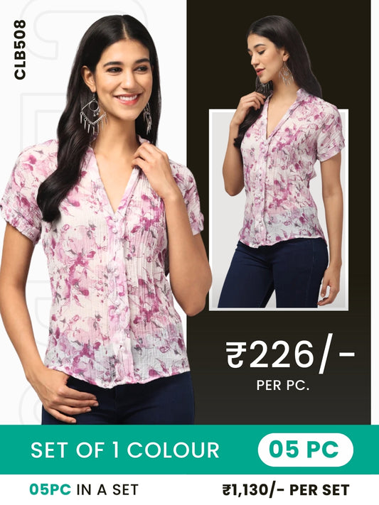 Clobulk Women Top (Set of 5 Pc)- ₹226/ per pc