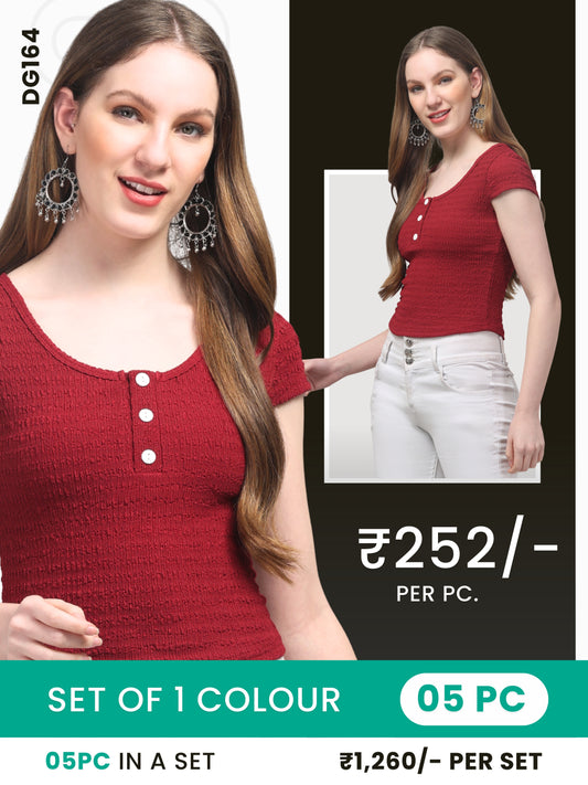 Clobulk Women Top (Set of 5 Pc)- ₹252/ per pc