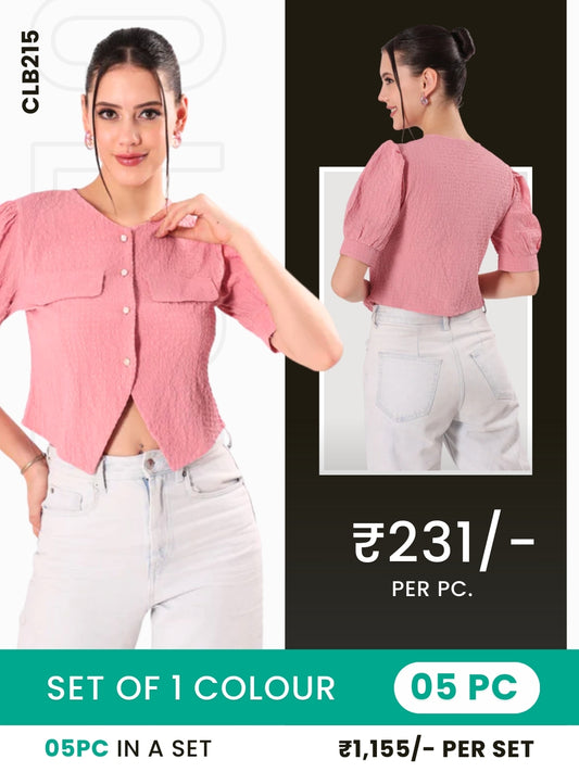 Clobulk Women Top (Set of 5 Pc)- ₹231/ per pc