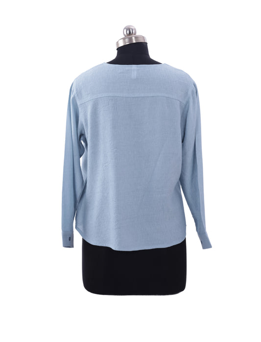 Cute Sky-Blue Top For Womens