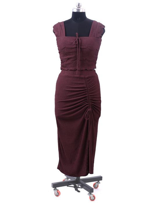 Mauve Cat Patch Co ord Set Women