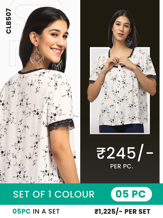 Clobulk Women Top (Set of 5 Pc)- ₹245/ per pc