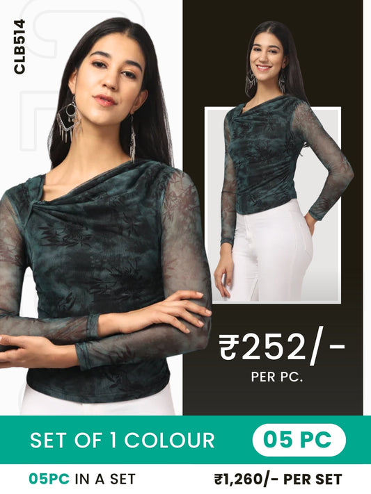 Clobulk Women Top (Set of 5 Pc)- ₹252/ per pc