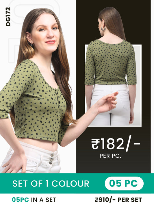 Clobulk Women Top (Set of 5 Pc)- ₹182/ per pc