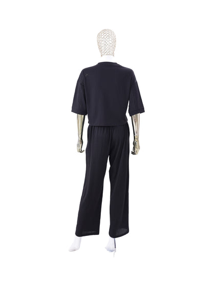Black Cat Patch Co ord Set Women