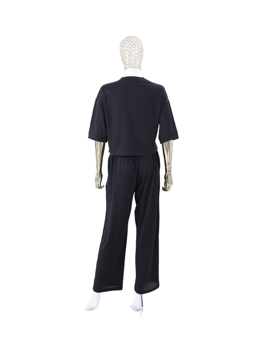 Black Cat Patch Co ord Set Women