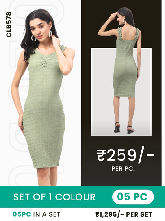 Clobulk Women Dress (Set of 5 PC - 1 Colour)- ₹259/ per pc