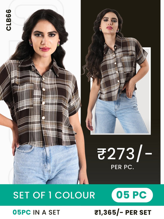Clobulk Women Shirt (Set of 5 Pc)- ₹273/ per pc