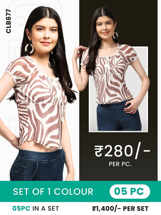 Clobulk Women Top (Set of 5 Pc)- ₹280/ per pc