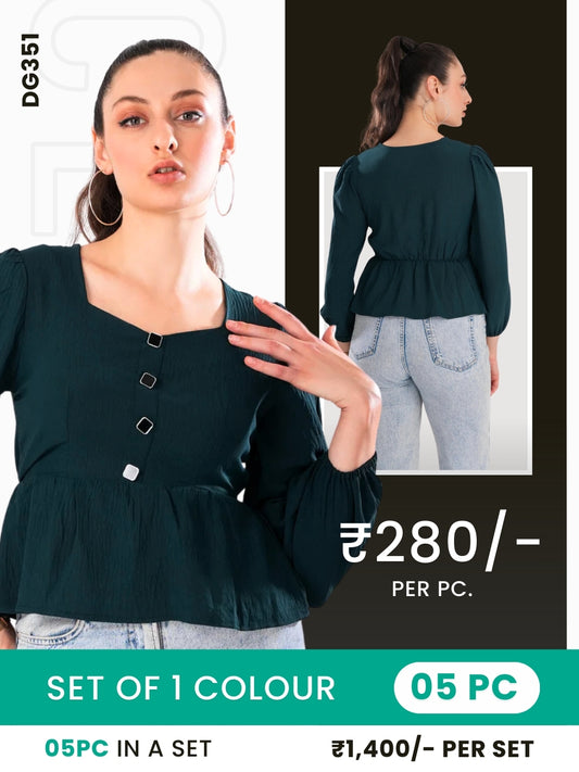 Clobulk Women Top (Set of 5 Pc)- ₹280/ per pc