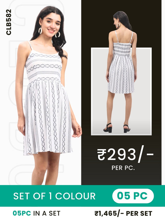 Clobulk Women Dress (Set of 5 PC - 1 Colour)- ₹293/ per pc