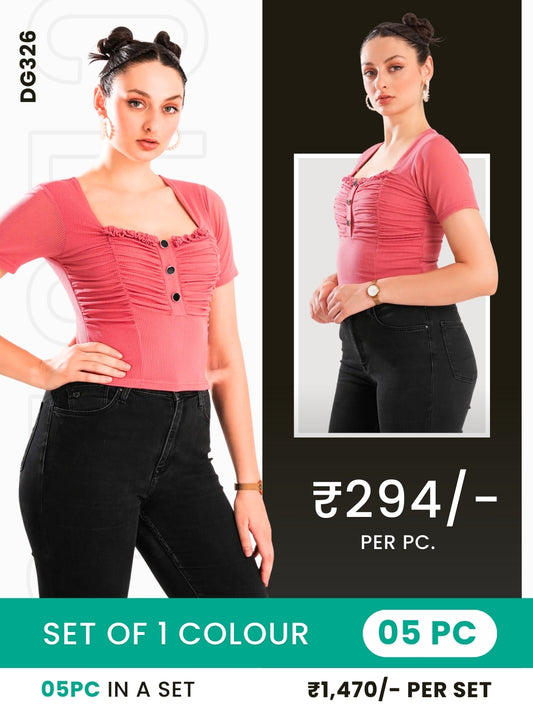 Clobulk Women Top (Set of 5 Pc)- ₹294/ per pc