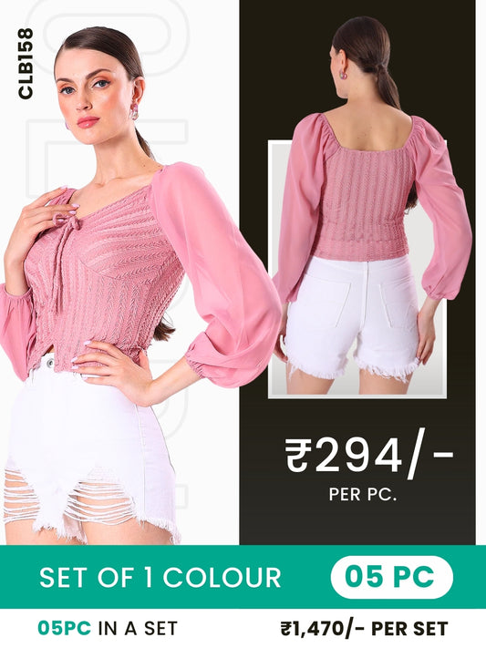 Clobulk Women Top (Set of 5 Pc)- ₹294/ per pc