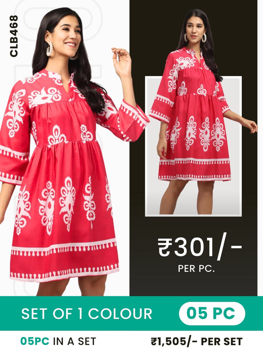 Clobulk Women Dress (Set of 5 Pc)- ₹301/per pc