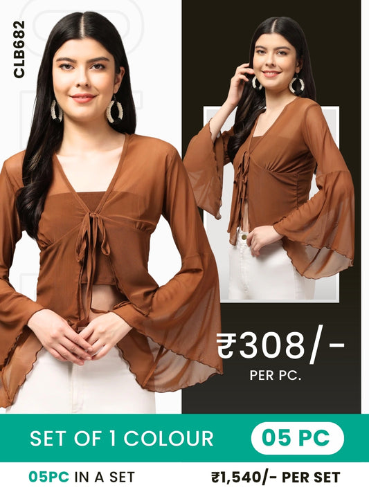 Clobulk Women Top (Set of 5 Pc)- ₹308/ per pc