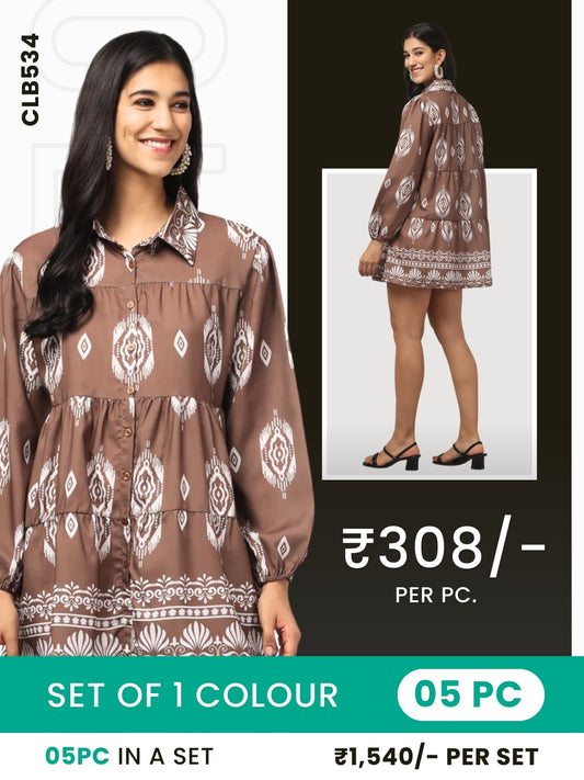Clobulk Women Dress (Set of 5 Pc)- ₹308/per pc