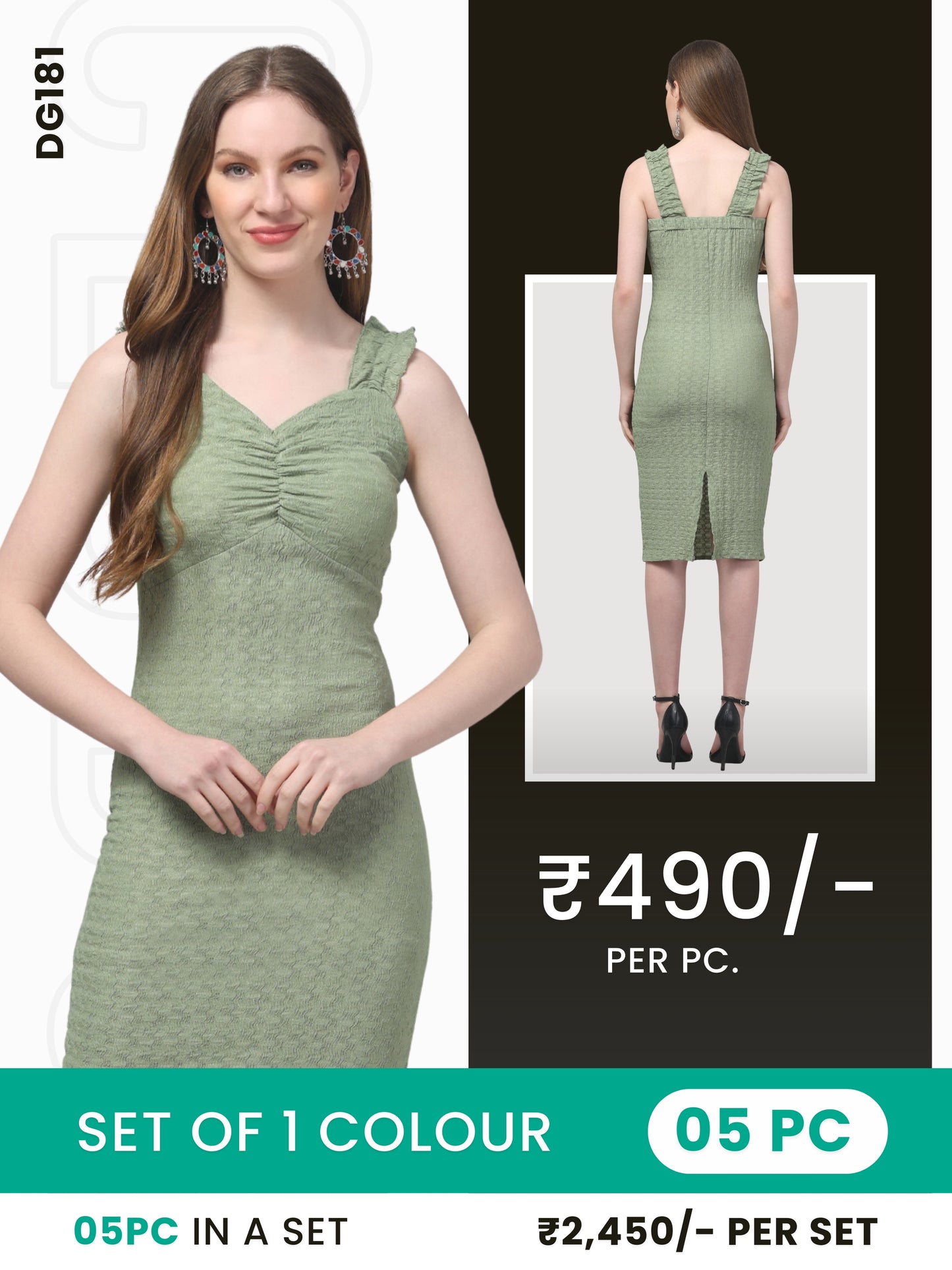 Clobulk Women Dress (Set of 5 Pc)- ₹490/ per pc