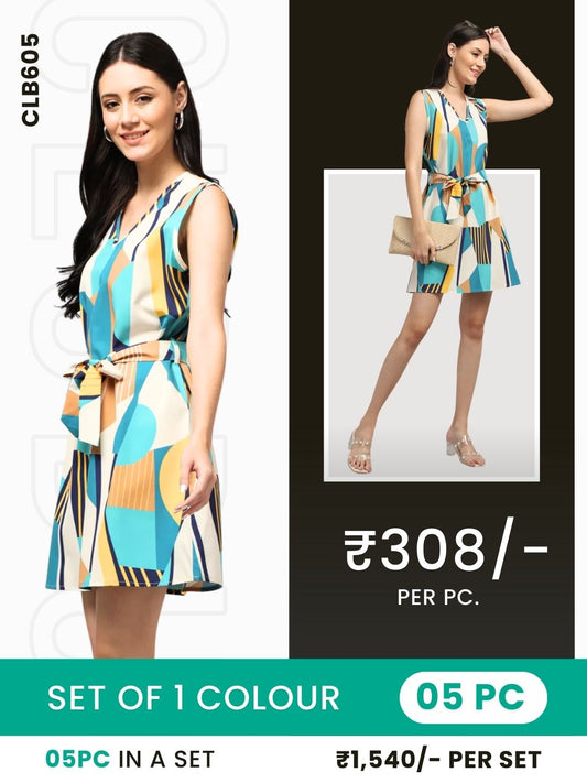 Clobulk Women Dress(Set of 5Pc - 1 Colours)- ₹308/ per pc