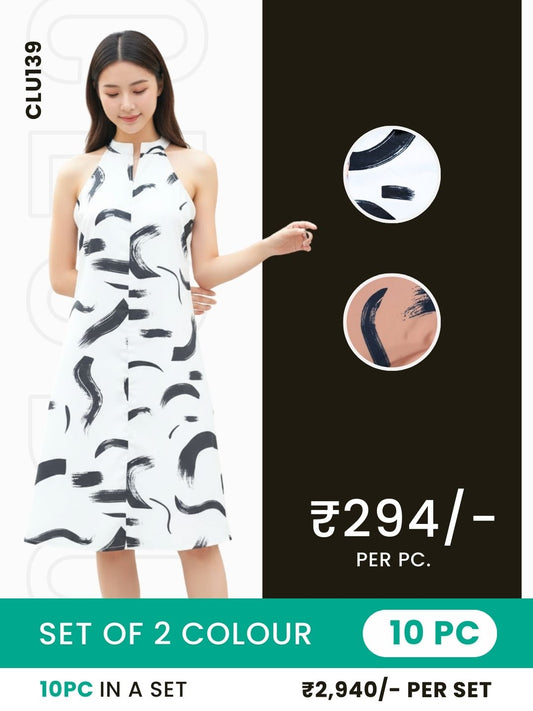 Clobulk Women Dress (Set of 10 PC - 2 Colour)- ₹294/ per pc