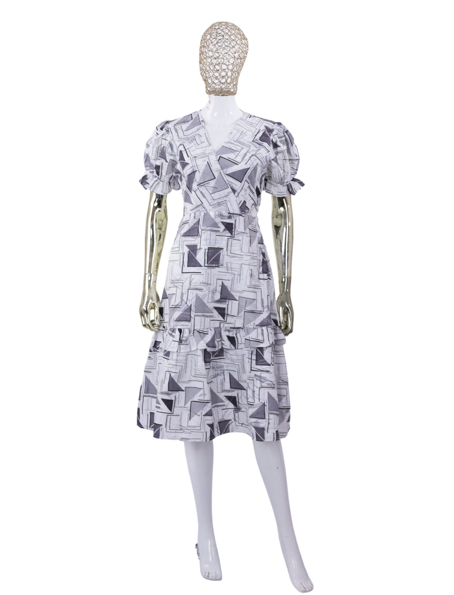 Grey One Piece Dress For Women