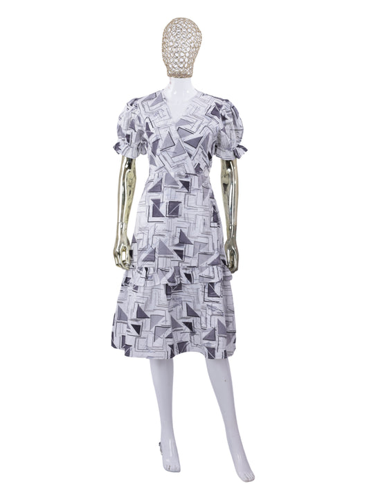 Grey One Piece Dress For Women