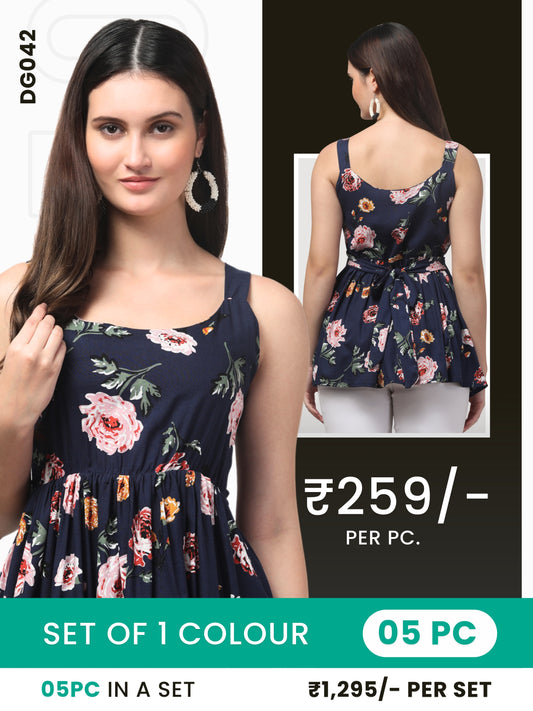 Clobulk Women Top (Set of 5 Pc)- ₹259/ per pc