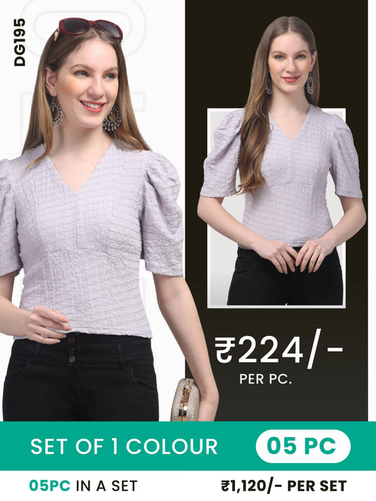 Clobulk Women Top (Set of 5 Pc)- ₹224/ per pc