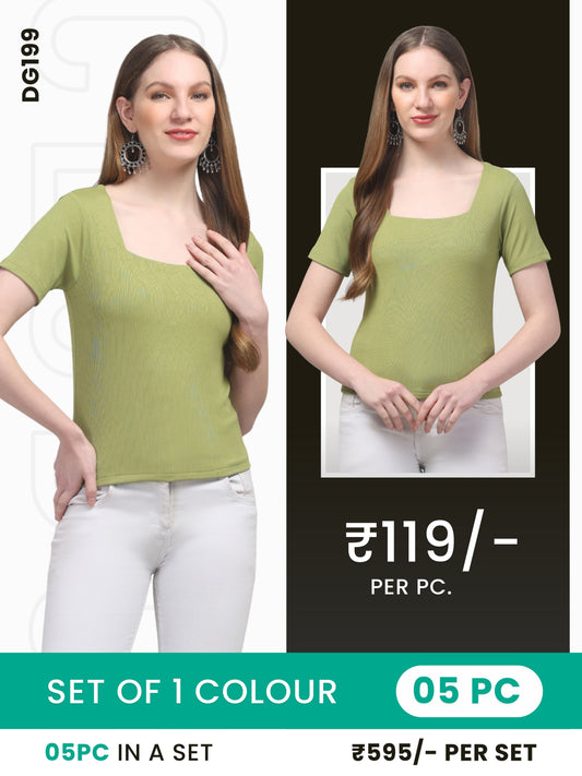 Clobulk Women Top (Set of 5 Pc)- ₹119/ per pc