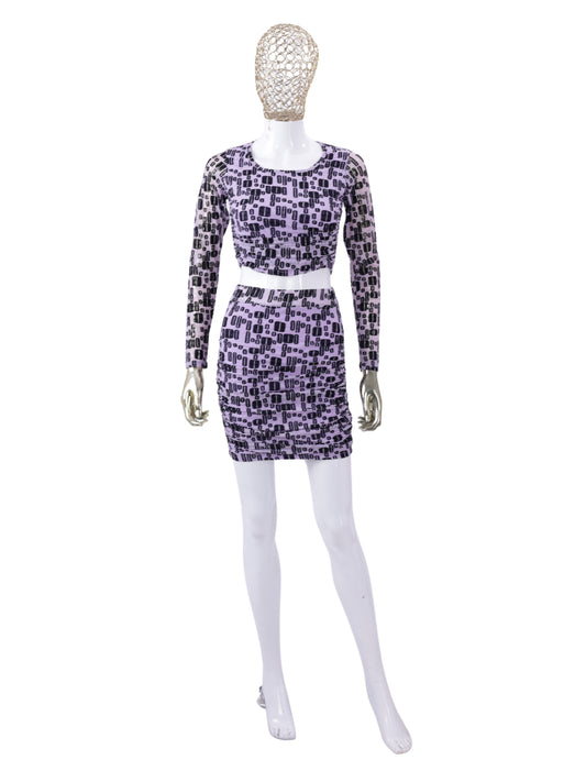 Purple Party Wear Co ord Set For Womens