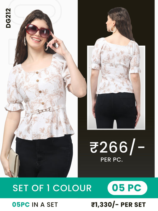 Clobulk Women Top (Set of 5 Pc)- ₹266/ per pc