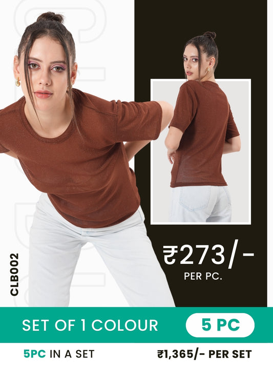 Clobulk Women Top (Set of 5 Pc)- ₹273/ per pc