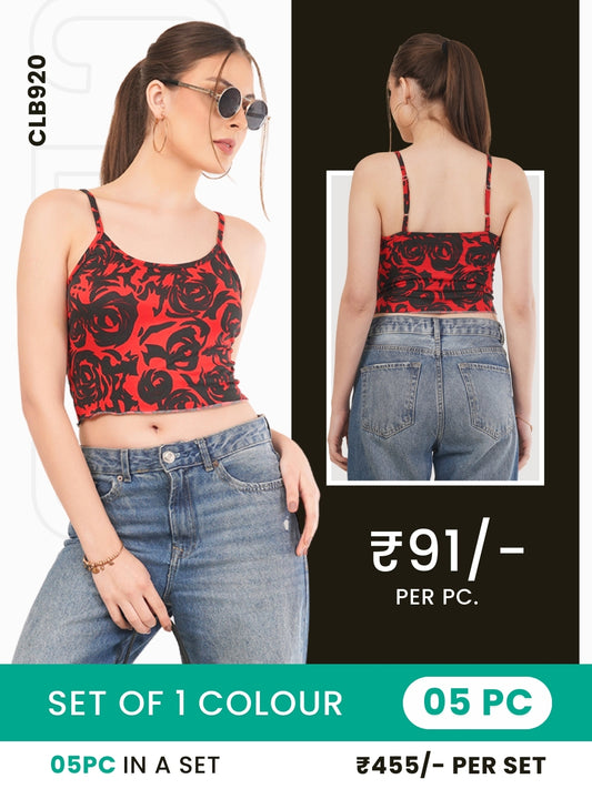 Clobulk Women Top (Set of 5 Pc- 1 Colour)- ₹91/ per pc