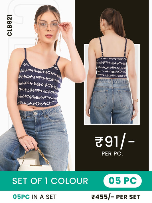 Clobulk Women Top (Set of 5 Pc- 1 Colour)- ₹91/ per pc